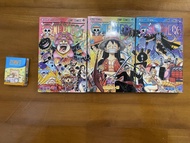 ONE PIECE 漫畫 海賊王 99 100 101 期 三連本 （日版）初版（第一版）