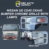 NISSAN UD CD45 CKA45 BUMPER CHROME GRILLE WITH LAMP