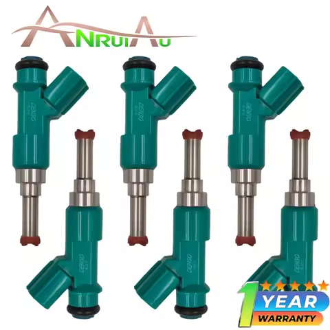 New 6PCS fuel injectors 23250-0P010 For Lexus ES350 RX350 RX450h Toyota Avalon Camry Highlander Sien