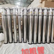 Square Korean Style BBQ Exhaust Pipe with Glass Cover, Telescopic Smoking Pipe, Thickened Stainless 