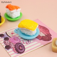 Dyfidvdo1 2Pcs 1:12 Dollhouse Miniature Salmon/Caviar Sushi Rice Balls Liquor Kitchen Food Model Decor Toy Doll House Accessories A