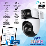 TP-LINK TAPO Smart WiFi Wireless CCTV Tapo C545D New Outdoor Dual Lens Pan/Tilt Security Camera