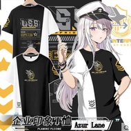Game Azur Lane 3D Unisex Short Sleeve T-Shirt - Harajuku Anime Graphic