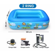 Toddler Swimming Pool Inflatable Children's Pool Thick Material 3 Ring Layer Swimming Pool For Kids