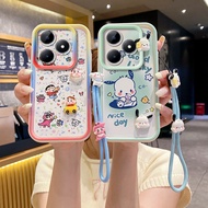 Casing For Realme C53 / C51 TPU Casing XX2TYGZ1 Stereo patung cantik telefon bimbit.