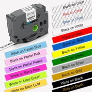 Compatible for Brother 6mm 9mm 12mm Label Tape TZe-231 tze231 tze131 TZE631 Laminated Tape for Broth