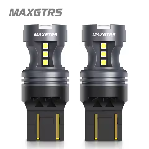 2x P21W BA15S LED Canbus 1156 BAY15D 1157 P21/5W LED Bulbs T20 W21W Car Lights 6500K White Red Brake