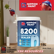 15L Nippon Paint - 8200 Interior Premium Wall Sealer / Cat Undercoat Dinding / Primer