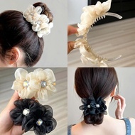Hairpin with 3 flower teeth attached on both sides, code K66 - High quality hair accessory for women