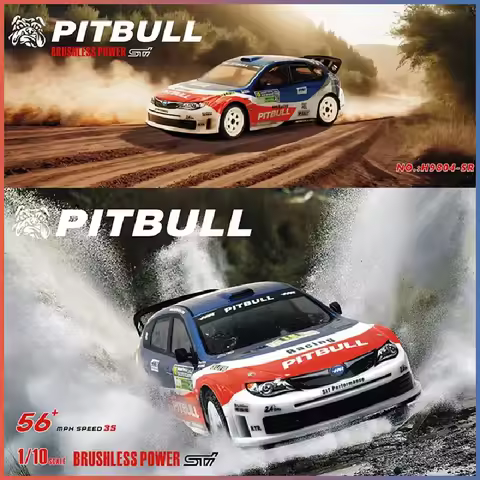 HNR H9804SR "PITBULL" RC Car 1/10 Scale Brushless Electric 4WD Off-Road, RC Model - Ideal Gift for R
