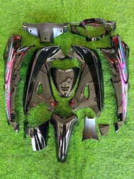 ชุดสีเวฟ125หัวเถิก หัวแหลม S-R งานABS ประกอบง่าย สี 2 K สีตรงรุ่นพร้อมสติ๊กเกอร์ ใส่รุ่นเวฟ125หัวเถ