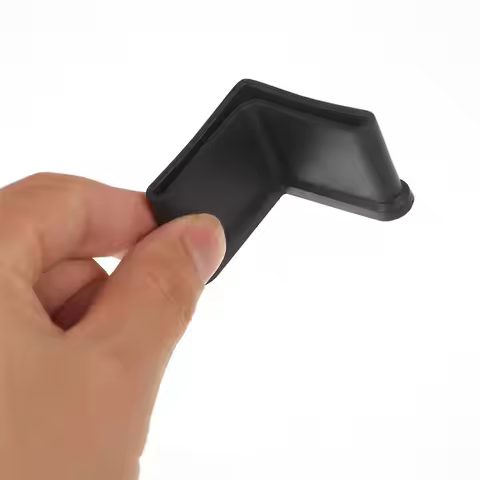 8Pcs Triangular Rubber Foot Covers for Angle Iron 40x40mm Bed Frame Chair Ladder Furniture Legs Non-