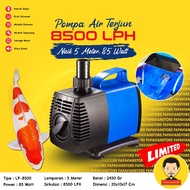 MESIN Koi Fish Pond Pump Submersible Water Filter Machine 8500LPH Low 85 Watt 5 Meters