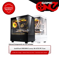darkFlash DB330M Luxury M-ATX Tempred Glass Gaming PC Case