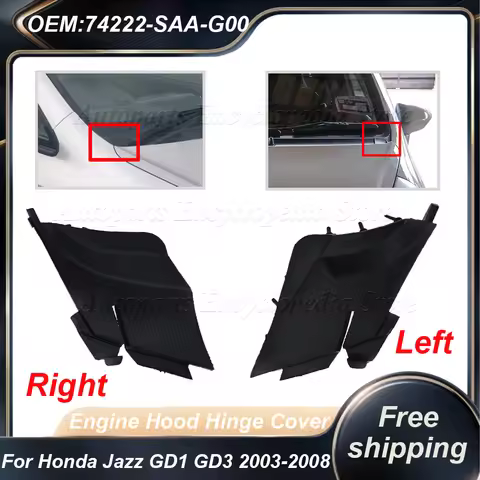 For HONDA FIT JAZZ GD1 GD3 2003-2008 Hatchback LHD Bonnet Cowl Top Cap 74212-SAA-G00 74222-SAA-G00 E