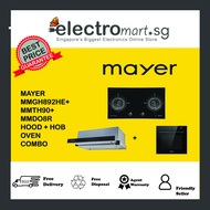 MAYER  MMGH892HE+ MMTH90+ MMDO8R HOOD + HOB OVEN  COMBO