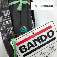 V-BELT/FAN BELT BANDO 4PK 840 4PK 885/ 4PK 910/ 4PK 900/ 4PK 915/ 4PK 920/ 4PK 925/ 4PK 935/ 4PK 980