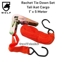 OwelTeknik9 - RACHET TIE DOWN 1"x5M WOLF/ 1x5Meter WOLF 100% Original