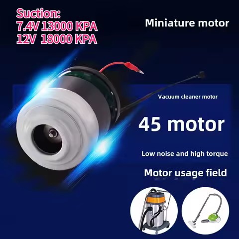 45 Digital Brushless Vacuum Cleaner Motor DC 7.4V 12V Power Tools Motor Massager Micro Motor