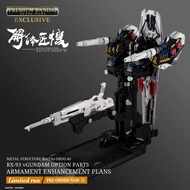 Metal structure rx-93 nu gundam option parts armament enhancement plans 解体 解體匠機 牛高達 武裝強化擴張組件 線控砲 inc