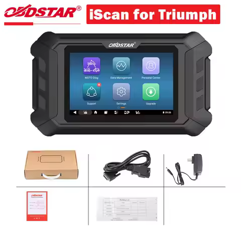 OBDSTAR iScan for Triumph Motorcycle Diagnostic Scanner & Key Programmer Supports Spanish