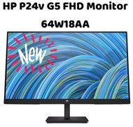 Brand New HP P24v G5 23.8-Inch (16:9) FHD Monitor | FHD (1920 x 1080) | VGA  HDMI. Local SG Stock !!