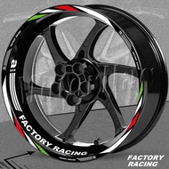 Motorcycle Wheel Sticker 17 Inch Rim Stripe Decal Accessori For Aprilia V4 TUONO 1100 RSV4 RS150/250