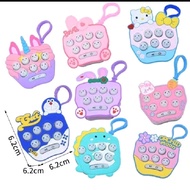 LarizaK0w0V Children's Fidget Toy Electric Mouse King / Pop it Electric Mini Game