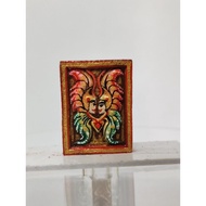 100% New Authentic Kruba Krissana Roman Butterfly Amulet with Painting
