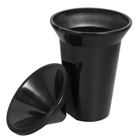 Black Plastic Western Tasting Spittoons Spittoon Ice Bucket Portable Tasting Wine Tasting Spittoon A