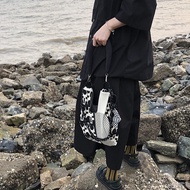 09 GEOMETRIC SHOULDER BAG WOMEN INCLUDE STRAP KIT SMALL KNIT BAG KOREAN SUMMER KNITTED HANDMADE BAG 