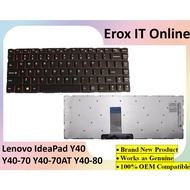 Lenovo Ideapad Y40 Y40-70 Y40-70AT Y40-80 Y4070 Laptop Keyboard