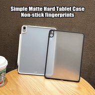 CrashStar Transparent Matte Hard Shockproof Tablet Case For iPad Air 5 4 10.9 10th Gen Pro 11 inch iPad Pro 12.9 inch 2022 2021 2020 Simple Clear iPad Casing Cover With Pen Slot
