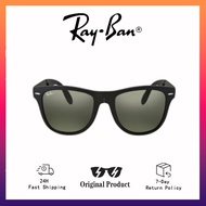 【1 year warranty】 Ray-Ban Wayfarer Folding Classic Sunglasses for Men/Women RB4105/601S - Vision Exp