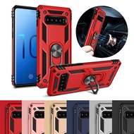 Samsung Galaxy S10 S10 Plus S10 Lite S10 5G Shockproof Military Armor Case 360° Ring Holder Kickstan