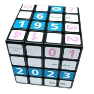 New Calvin's Puzzle 4x4 Cube 4x4x4 Calendar III Cube Black Body  Magic Cube Children's Educational T