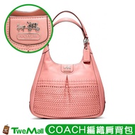 COACH Shoulder Bag Woven Handbag (Pink) Multi-Bag