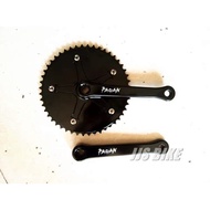 MIC PAGAN Dead Flying Crankset Trolley Crankset Closed Crankset 48T Crankset Single Speed Crankset