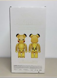 BE@RBRICK Pikachu Gold Chrome Ver. 1000%
