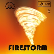 ยางปิงปองเม็ดสั้น der-materialspezialist Firestorm