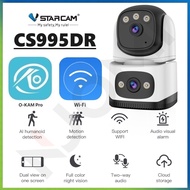 VSTARCAM CG995DR 4G LTE SIM / CS995DR WiFi SHD 1296p 3MP iP Camera 2 เลนส์กล้อง กล้องวงจรปิดไร้สาย