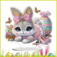 Bunny Rhinestone Art Rhinestone Decor Art Projects Gem Art Kits 2D Acrylic Arts & Crafts Rhinestone 