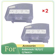 2Pcs 2 in 1 Vacuum Cleaner Water Tank Dust Box for Roborock T8/Q7/ Q7MAX+ Vacuum Sweeping Robot Acce