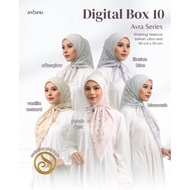 Ansania: Avra Series Square Hijab | Ultra veil | 110 cm x 110 cm | Lasercut Lasercut