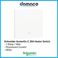 [Recommended] Schneider AvatarOn C 20A Heater Switch in White