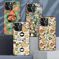 Howl's Moving Castle Studio Ghibli 05 Glass Phone Case For IPhone 16 15 14 13 12 11 Pro XR XS Max Pl