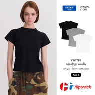 Hiptracktm Y2K Tee-Premium Double Knit Cotton T-Shirt Y2K Fashion Style