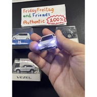 New Item Added 1 HRV White Model LED Keychain From Japan HONDA EHEV Vezel White