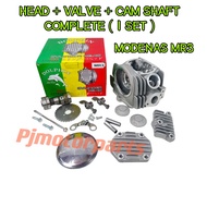 MODENAS KRISS MR3 ( COMPLETE SET ) 1 SET STANDARD CYLINDER HEAD + VALVE + CAM SHAFT + PIN + COVER + 