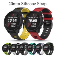 Silicone watch band 20mm For Garmin Forerunner 245 Garmin Approach S 40 645 for vivoactive 3